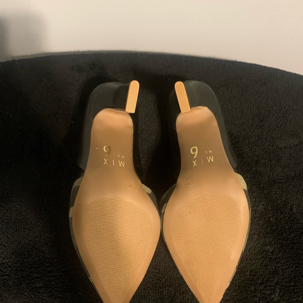 Mix No.6 Camouflage/blk heel Brand new (never worn)